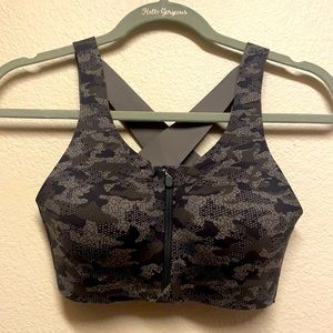 NWT LULU ENLITE BRA ZIP FRONT HIGH SUPPORT 34B